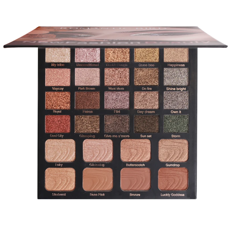 

ICYCHEER 28 Colors Charming Eyeshadow Palette Make up Palette Matte Shimmer Metallic Pigmented Wet Dry Eye Shadow Powder