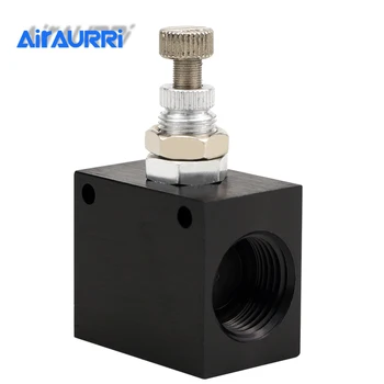 

ASC-06/08/10/15 Speed Control Flow Control Valve Pneumatic Solenoid Valve 1/8'' 1/4" 3/8" 1/2" Pipe Bore