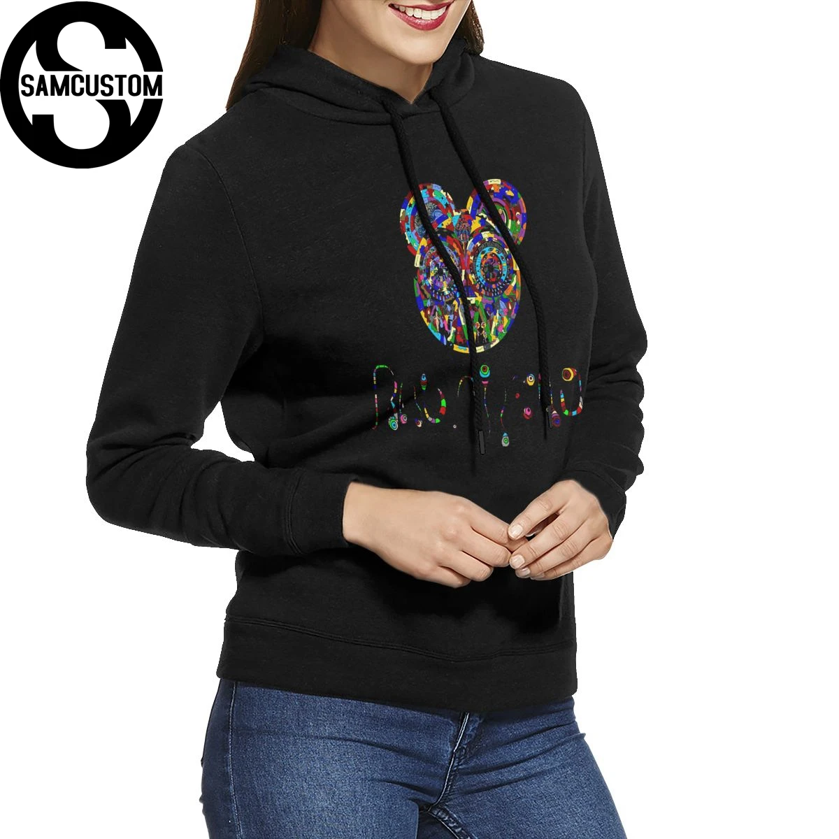 

SAMCUSTOM New style Ladies Hoodies and No pockets Sweatshirts Radiohead 3D print Fashion hoodie For Women
