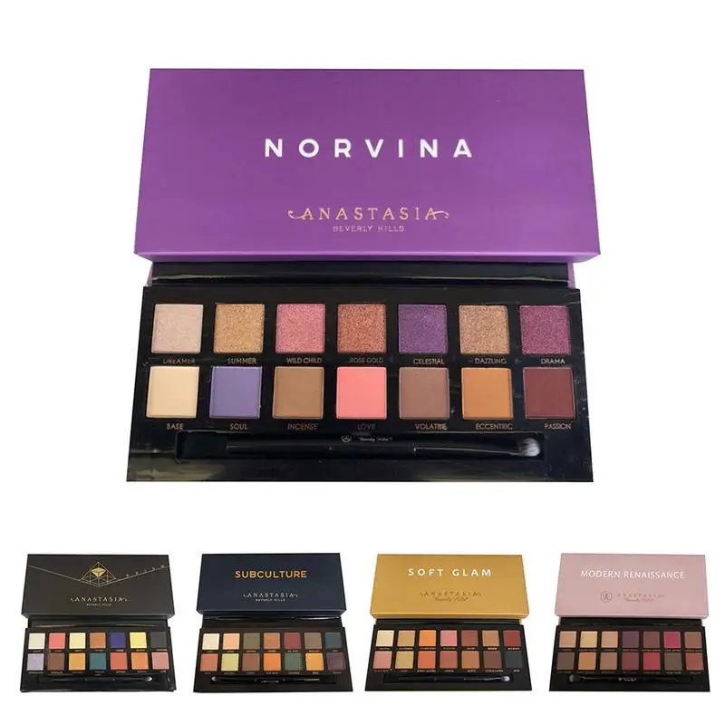 

Professional Makeup 14 Color Nude Eyeshadow Pallete Waterproof Eyeshadow Palette Make Up Brush Eye Shadow Palette Cosmetics
