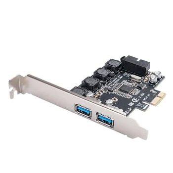 

Orico 2 Port Pcie To Usb3.0 19Pin+Front-Facing Express Expansion Card Usb 3.0 5Gbps Speed Pcie Adapter Nec D720201 Chip For De