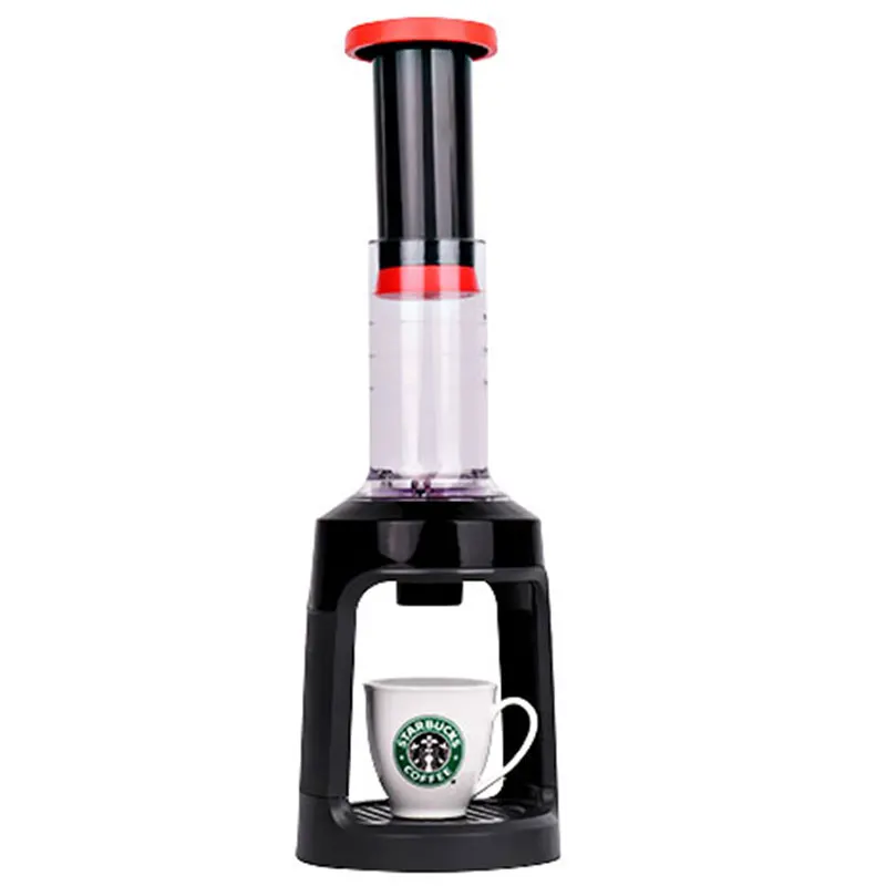 

Portable Silicone Hand Manual Press Capsule Coffee Machine Maker Kitchen Home Office Travel Camping Appliances
