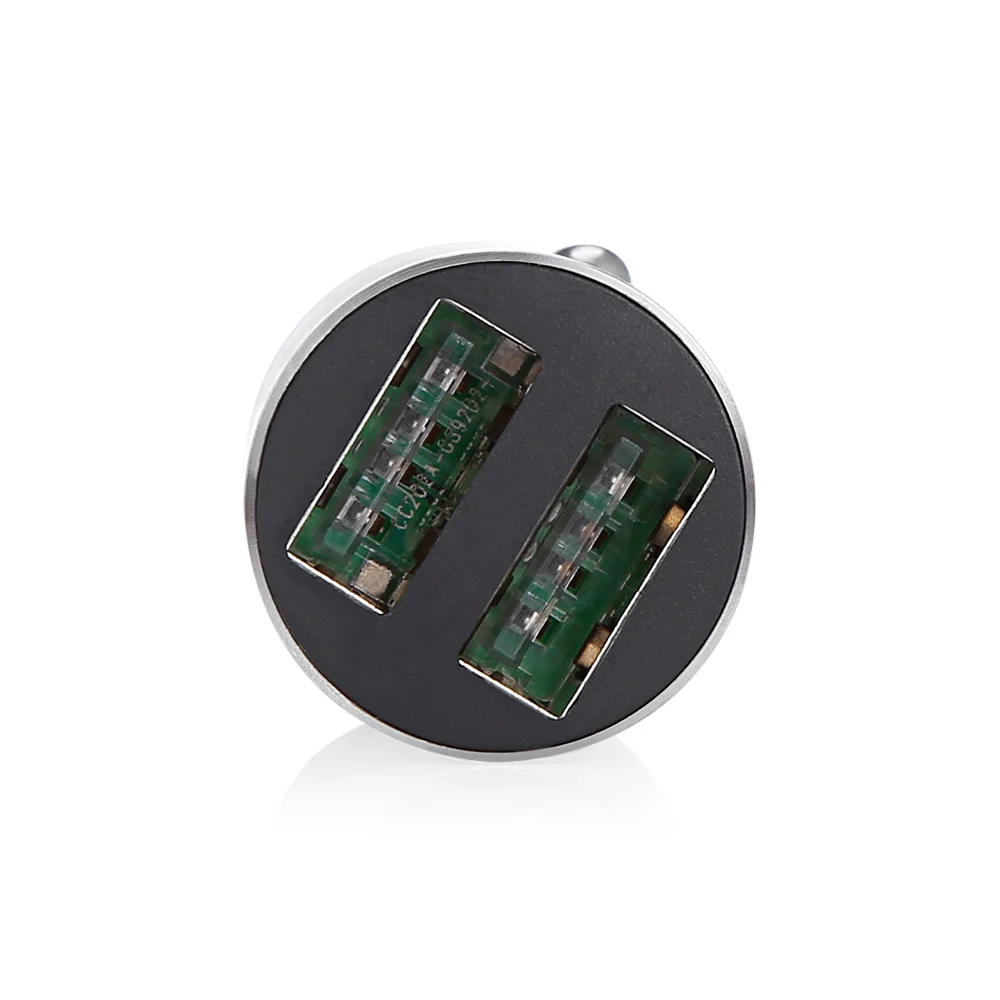 Просвет 3.1A 12 В автомобиля зарядное устройство Dual USB быстрой зарядки для