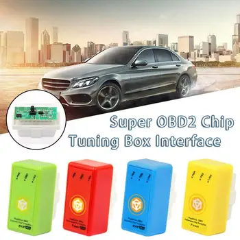 

1pc Fuel Economizer Plug And Drive Super OBD2 Performance Chip Tuning Box Car Diagnostic Tool For Benzine Cars