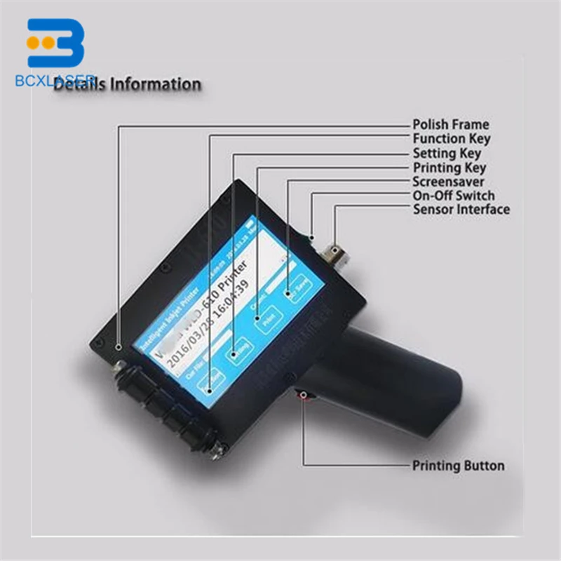 باليد الباركود دفعة الترميز آلات طابعة لتسمية ، الأنابيب وسم باليد الباركود دفعة الترميز آلات طابعة لتسمية ، الأنابيب وسم