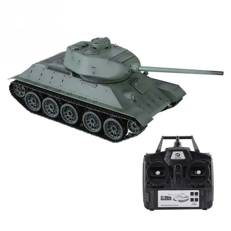 Heng Long 3909-1 rc tank 1/16 Масштаб 2,4 ГГц частота пульт дистанционного управления имитационная модель T-34 rc tank 5,3 версия с usb-кабелем