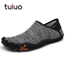 TULUO/Лидер продаж; водонепроницаемая обувь для мужчин и женщин; дышащая быстросохнущая Нескользящая пляжная обувь для дайвинга; мужские кроссовки для плавания; унисекс; Акваобувь