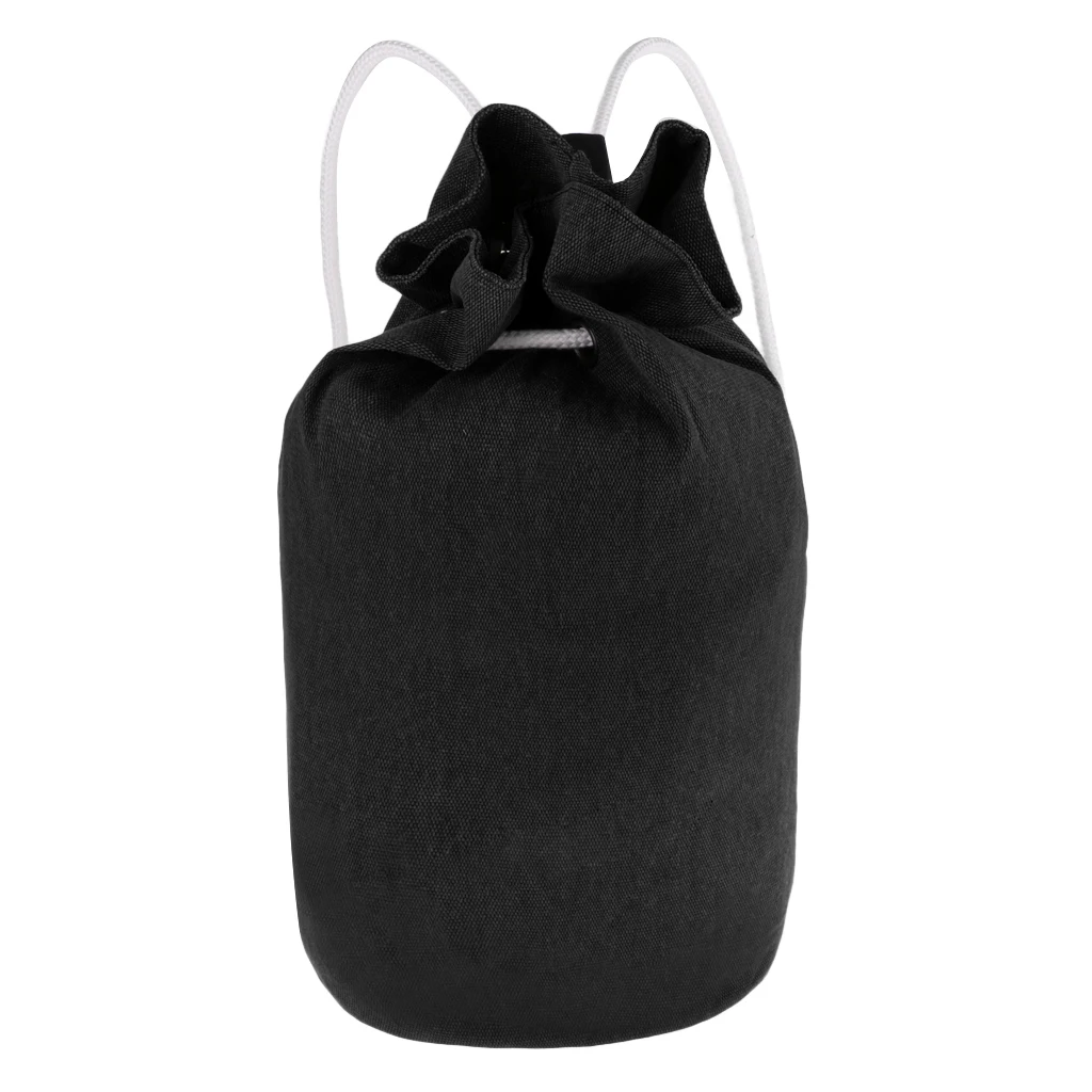 Universal Portable Canvas Drawstring Backpack - Gym Sack Pack Canvas Drawstring Backpack Soccer Pocket Adults Travel Storage Bag
