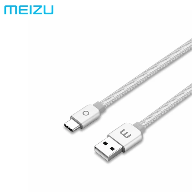 Meizu Micro USB кабель Металл 2A Быстрая зарядка нейлоновый Плетеный 1,2 M USB2.0 интерфейс для Meizu Samsung Android Phone-Серебристый
