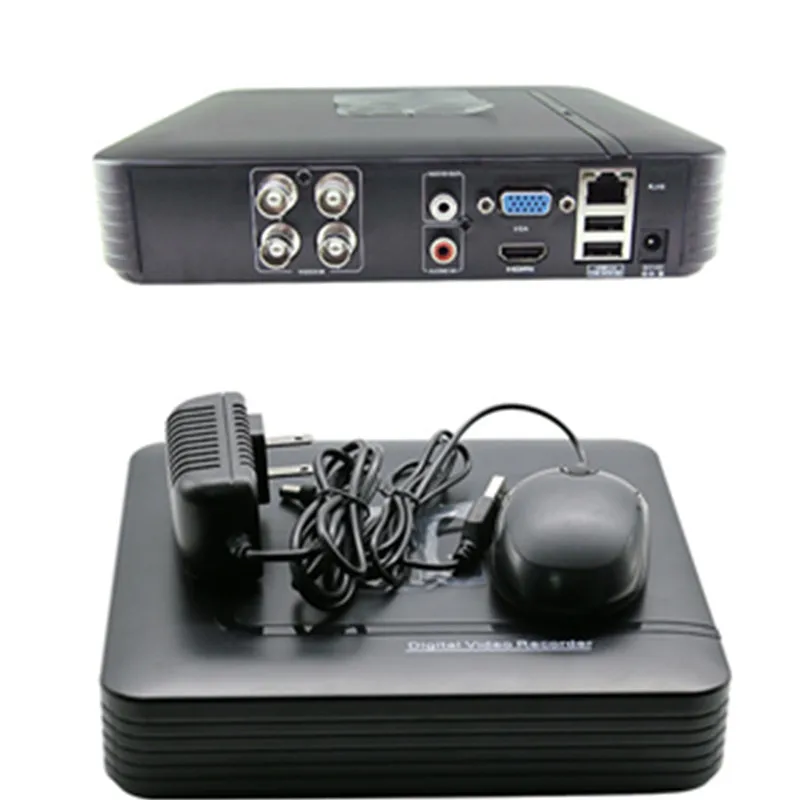 Безопасности AHD Камера CCTV Системы с 4CH 5-в-1 AHD DVR Kit 1.0MP/2.0MP AHD Камера мониторинга безопасности для дома и улицы Hiseeu