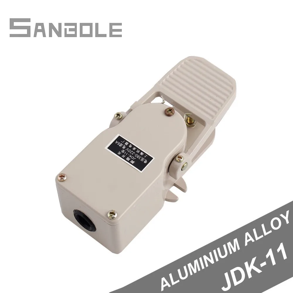 

Motor pedal self-resetting Foot switch controller LT-5 JDK-11 Metal Shell 220V/6A Aluminum alloy material treadle tool