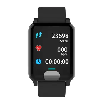 

1.3-inch Color Screen Smart Bracelet E04 ECG Bracelet Heart Rate Blood Pressure Monitoring Sports Pedometer Waterproof Smart Wat