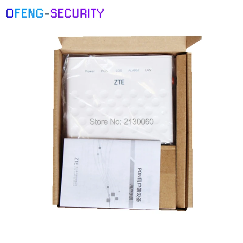 Лучшая цена ZXA10 F643 GPON onu ONT FTTH работает вместе с вашим маршрутизатором FTTO 1GE Порты и