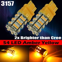 2*3157 High Power Led Âmbar Turn Signal Blinker Canto Lâmpadas Lâmpadas de Luz Parte