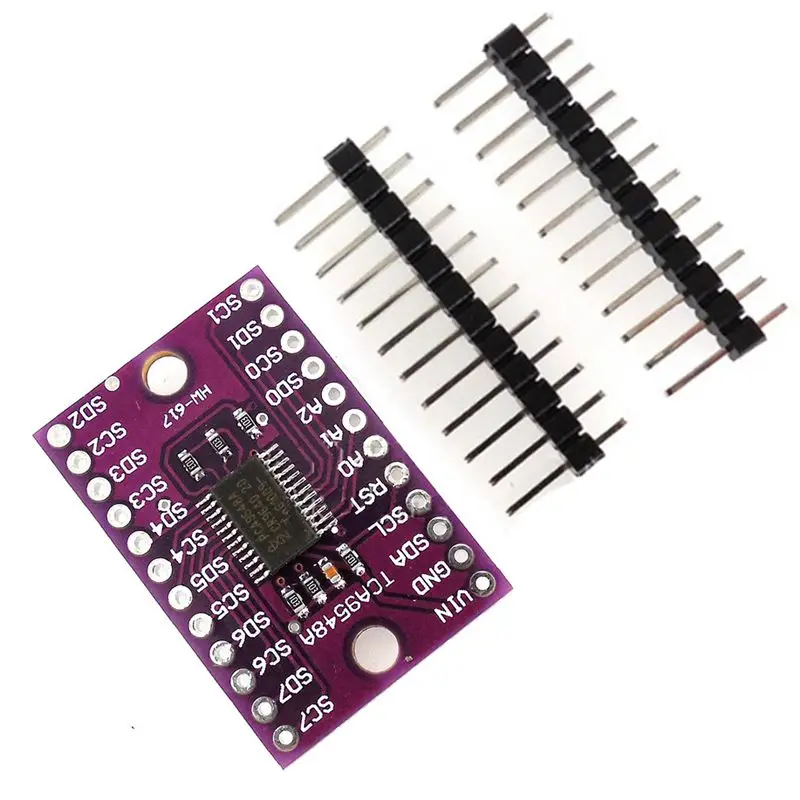 Cjmcu-мини 9548 TCA9548A 1-8 I2C 8-канальный видеорегистратор многоканальная плата расширения iic-модуль макетная плата фиолетовый