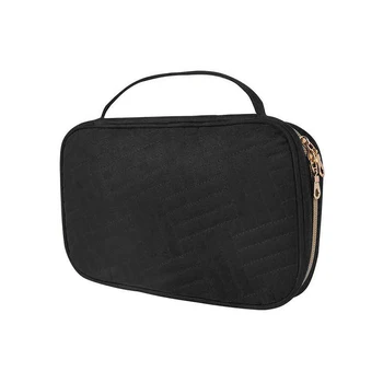 

Jewelry Travel Organizer, Traveling Jewelry Bag Case For Earring Necklace Rings Watch Bracelets, Make Up Bags 2-In-1 Cosmetic