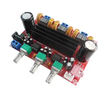 

TPA3116D2 Sound Power Amplifier Board 50W *2 +100W 2.1 Channel Digital Subwoofer Power Amplifier Board DC12V-24V E5M1