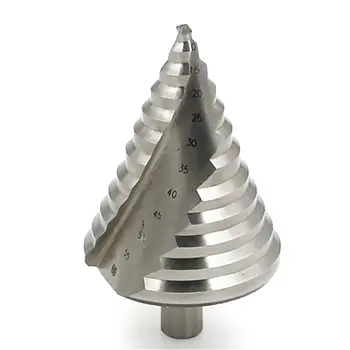 

HSS Step Drill Bit 110mm Cone Hole HSS Titanium Coated Step Drill Bit Drilling Power Tools Steel Metal Hole Cutter