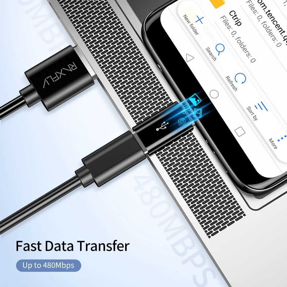 Переходник KISSCASE с type c папа на micro usb мама|Переходники и адаптеры| |
