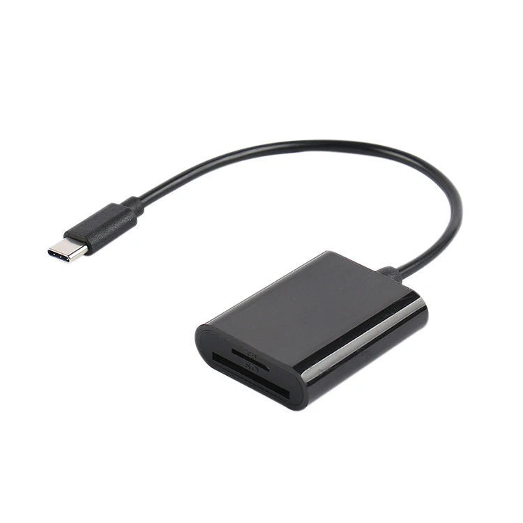 USB Type C кардридер 3 0 2 в 1 работа SD/Micro SD/TF карта для MacBook Galaxy S9 S8 N|Картридеры| |