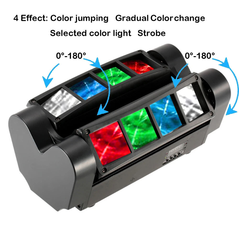 Светодиодный прожектор для дискотевечерние DMX512 с вращающимся эффектом