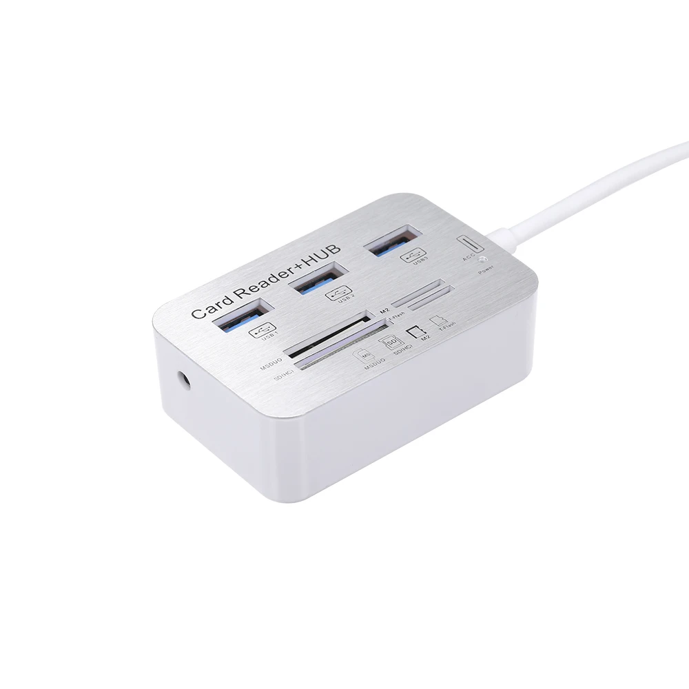 Все в одном кардридер USB 2 0 концентраторы 3 1 C Type USB3.1 концентратор с MS SD M2 TF USB3.0 для
