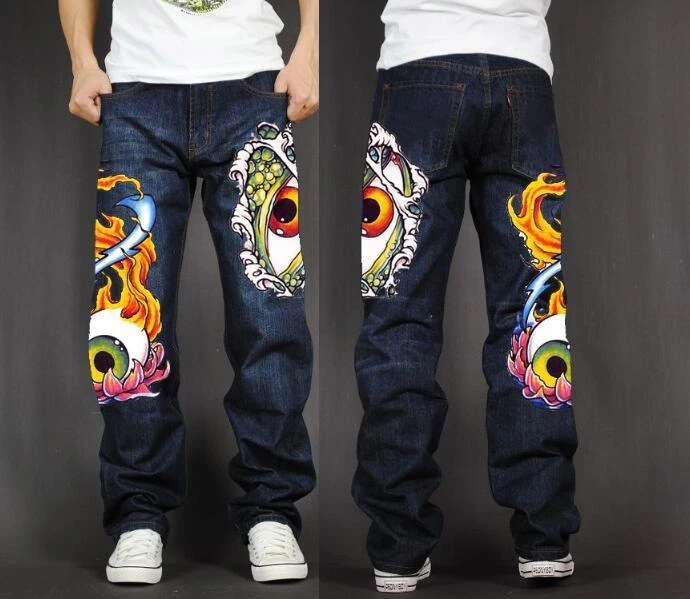 loose fit skate jeans