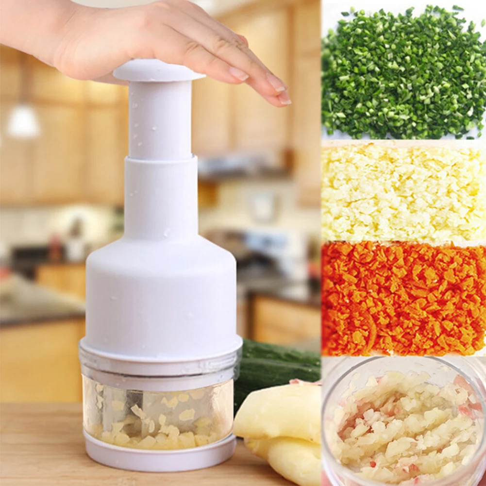 

Multifunction Stainless Steel Hand-Pressing Chopper Cut Pats Kitchen Tools Ginger Garlic Chopping Machine Cutting Onion Shredder