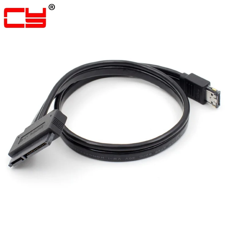 

SATA 22Pin to Dual Power 12V 5V eSATAp Power ESATA USB 2.0 Combo Cable for 2.5" 3.5" Hard Disk Drive 50cm
