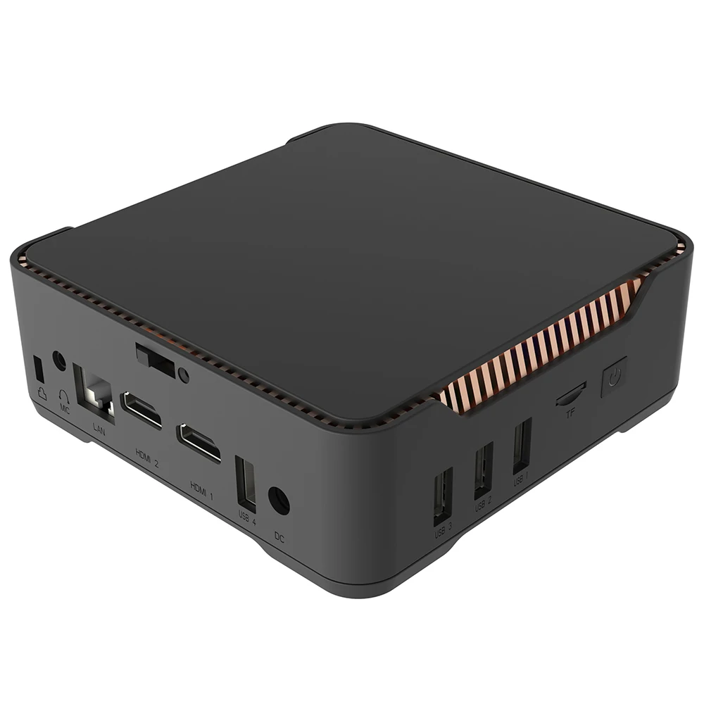 

ACEPC AK3V Intel Core Apollo J3455 Mini PC 6GB 64GB Intel HD Graphics 500 Expandable 256GB SSD 2.4G + 5.8G WiFi 1000Mbps / BT4.1