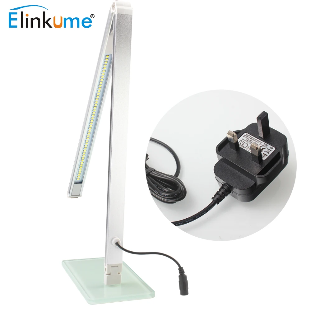 

5W LED Dimmable Bedside Reading And Writing Creative Bedroom Table Lamp Silver