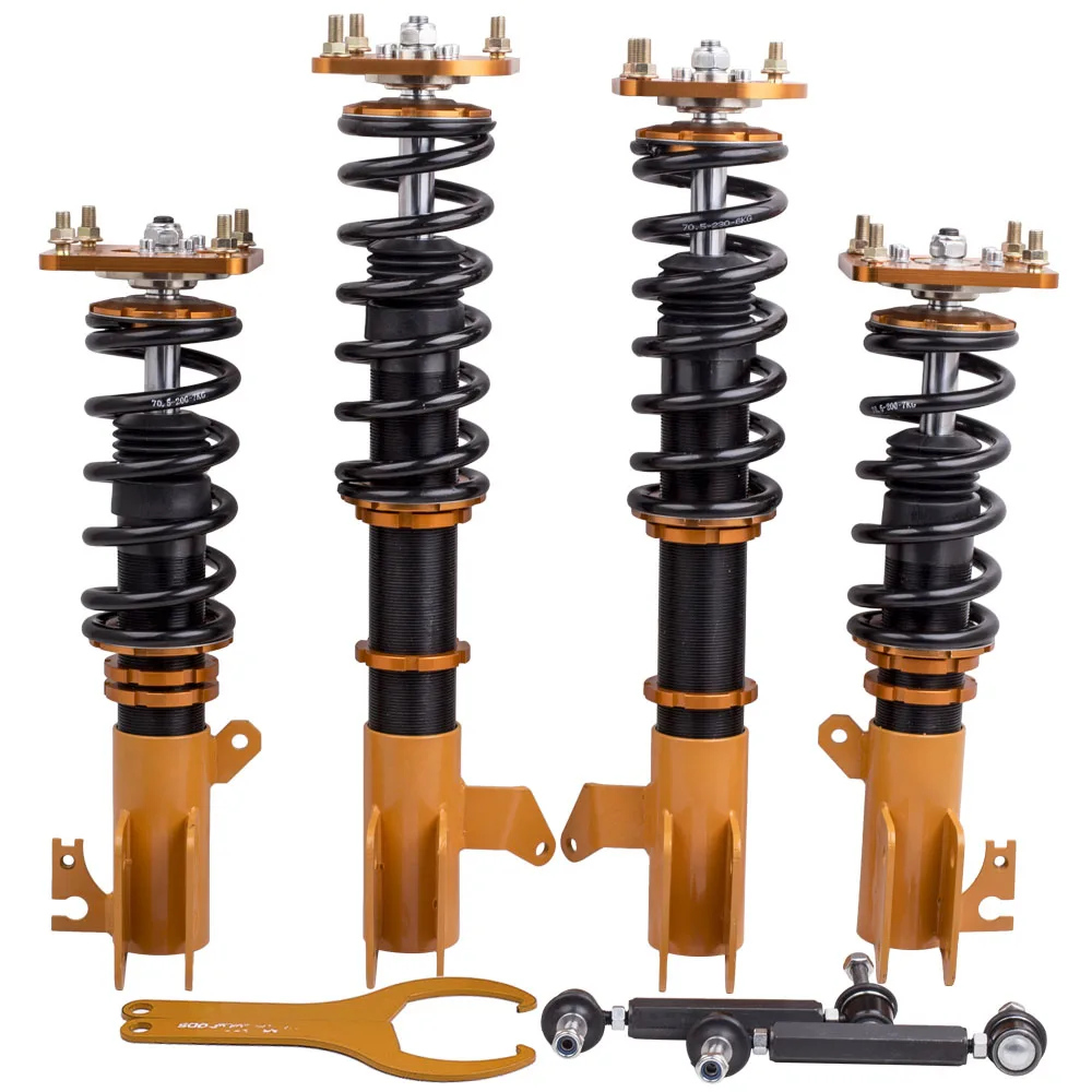 Adj. Height Coilover Suspensions Kit For Mazda Protege 99 03 Shock