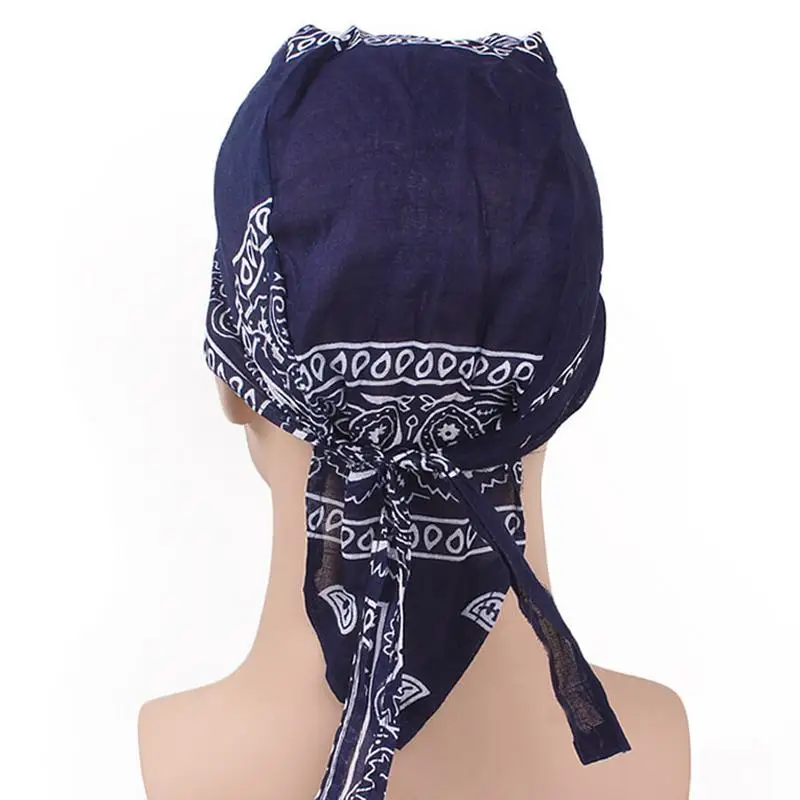 Cotton Head Scarf Summer Men Running Riding Bandana Headscarf Ciclismo Pirate Hat Hood Headband