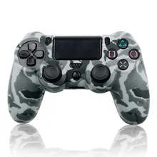 OcioDual силиконовый чехол для sony PS4/Slim/Pro Dualshock Камуфляжный серый резиновый playstation Rubber Dualshock4 PS4 Pro