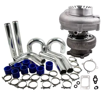 

GT35 Turbocharger+3" 76mm Intercooler Pipe Kit A/R .70 GT3582R GT3582 Turbine Universal Turbo for 4/6 cylinder 3.0-6.0L engines