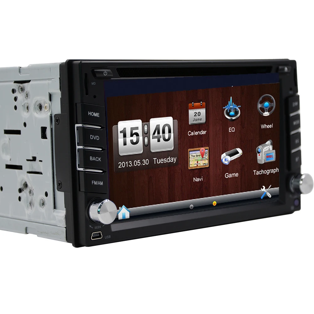 Discount Auto Lettore DVD Doppio 2 din Universal Car Radio di Navigazione GPS Car Stereo video mappa gratuita Della Macchina Fotografica 2