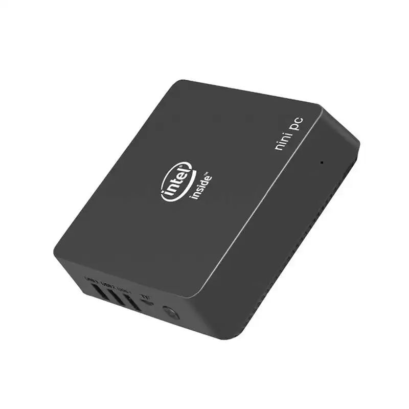 Мини компьютер с четырехъядерным процессором Intel Apollo Lake Celeron J4105 мини ПК двумя