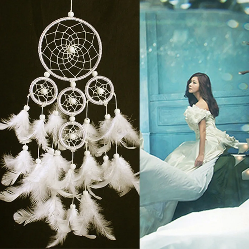 

Fashion Gift Tassel & Lace Dreamcatcher Wind Chimes Tassel Pendant Big Dream Catcher Home Wall Art Hanging Decorations