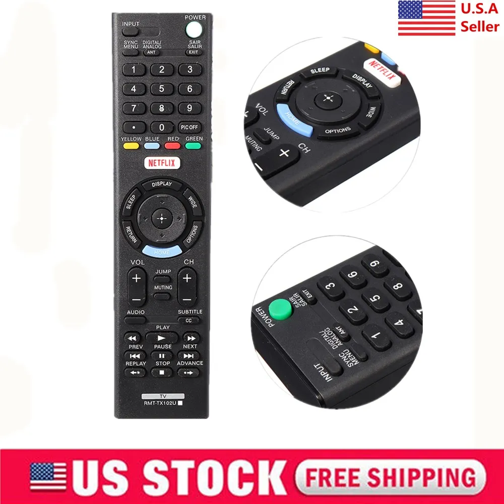 Remote New Remote Control Replacement Remote Controls for SONY KDL-48W650D 32W600D 40W600D TV
