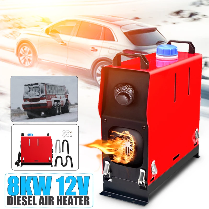 

8KW 12V All In One Air diesels Heater Thermostat Parking Heater 8000W One Hole Car Heater For Trucks Motor-Homes Boats Bus
