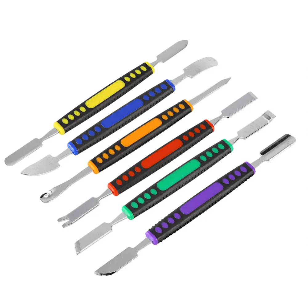 

6pcs/Set Dual Ends Metal Spudger Set for iPhone iPad Tablet Mobile Phone Prying Opening Repair Tool Kit Hand Tool Set New