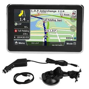 

Universal Car GPS Navigator 5 Inch Touch Screen Car Navigator GPS Navigation DDR256MB 8GB MP3 FM Europe Map