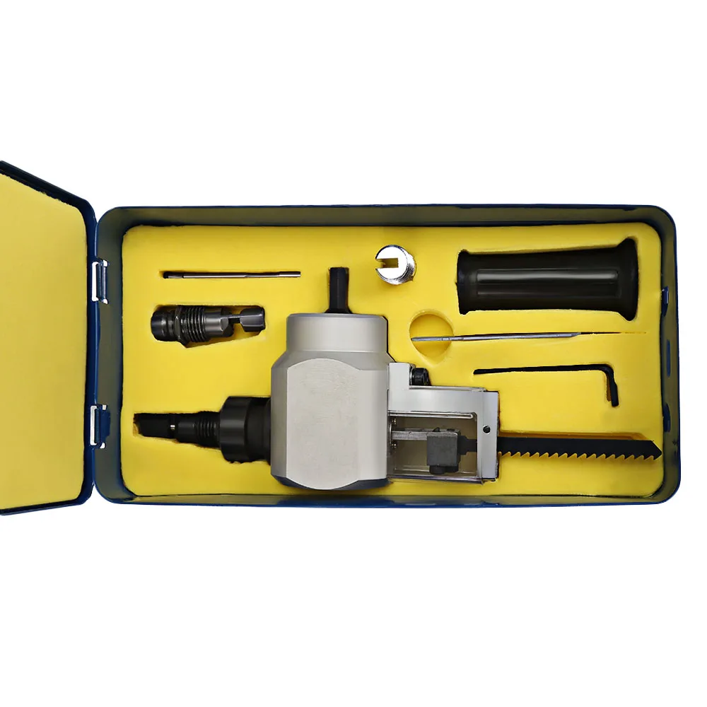 

Multifunction Portable Scroll Saw Electric Drill Adapter For Renovation Team Durable Tool Parts 360 Degree Changeable Direction