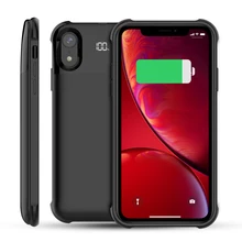 CASEWIN зарядное устройство чехол для iPhone X XS power Bank чехол 5000 мАч внешний резервный Чехол-аккумулятор с светодиодный индикатором