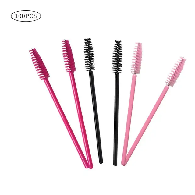Best Price 100PCS Colored Extended Eyelashes Brush Spiral Disposable Eye Makeup Eyelash Roll Makeup Tools Cosmetics Accessories Best Price 100PCS Colored Extended Eyelashes Brush Spiral Disposable Eye Makeup Eyelash Roll Makeup Tools Cosmetics Accessories