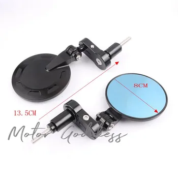 

Universal Motorcycle Handlebar Rear View Side Mirror Rearview Mirrors For YAMAHA R6 2004 2005 2006 KAWASAKI Z1000 Z800 Z750 Z900