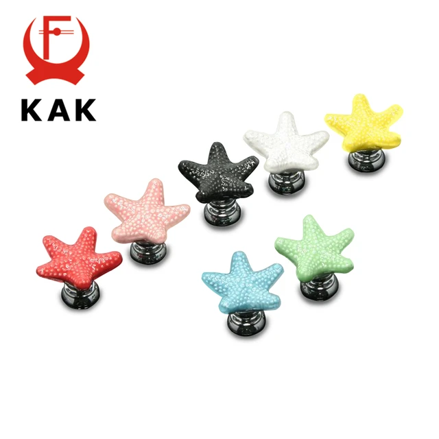Special Offers KAK Starfish Ceramic Drawer Knobs Cabinet Pulls Kitchen Handles Cartoon Furniture Handle for Kids Room Furniture Hardware Special Offers KAK Starfish Ceramic Drawer Knobs Cabinet Pulls Kitchen Handles Cartoon Furniture Handle for Kids Room Furniture Hardware