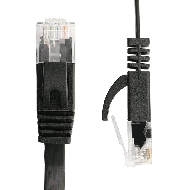 6 шт 1 ФТ плоский Интернет сетевой кабель однотонные Cat6 высокое Скорость патч сетевой кабель с планка Rj45 разъемы