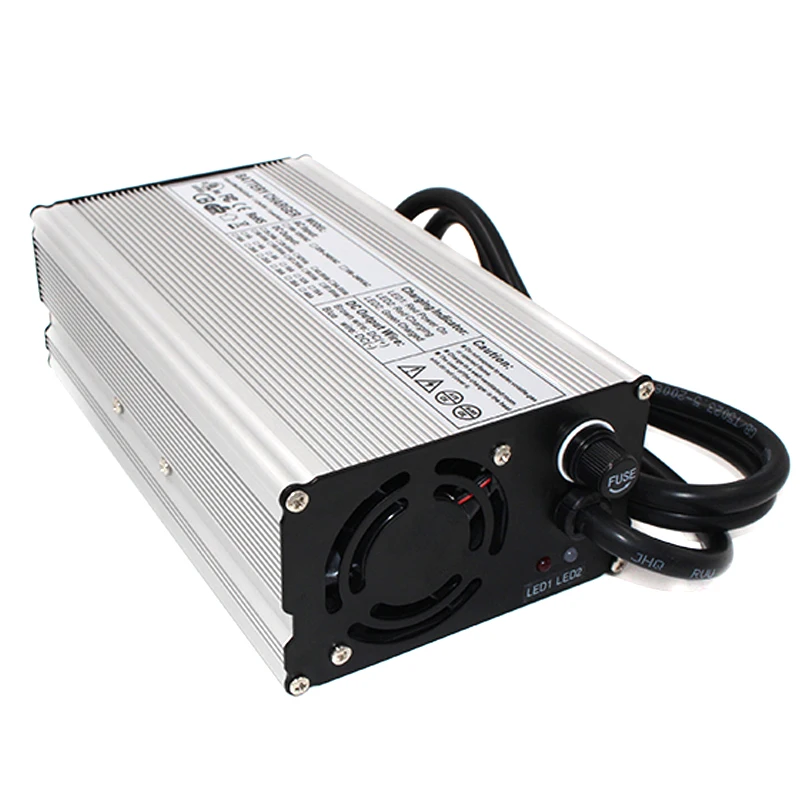 54.6V 8A charger for 13S lipo/ lithium Polymer/ Li-ion battery pack smart charger support CC/CV
