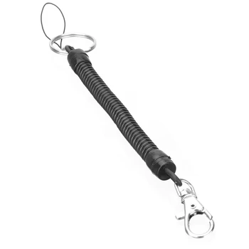 

Key Holder Auto Accessories Spring Coil Spiral Stretch Key Ring Gift For Friend Retractable Keychain Interior Accessories